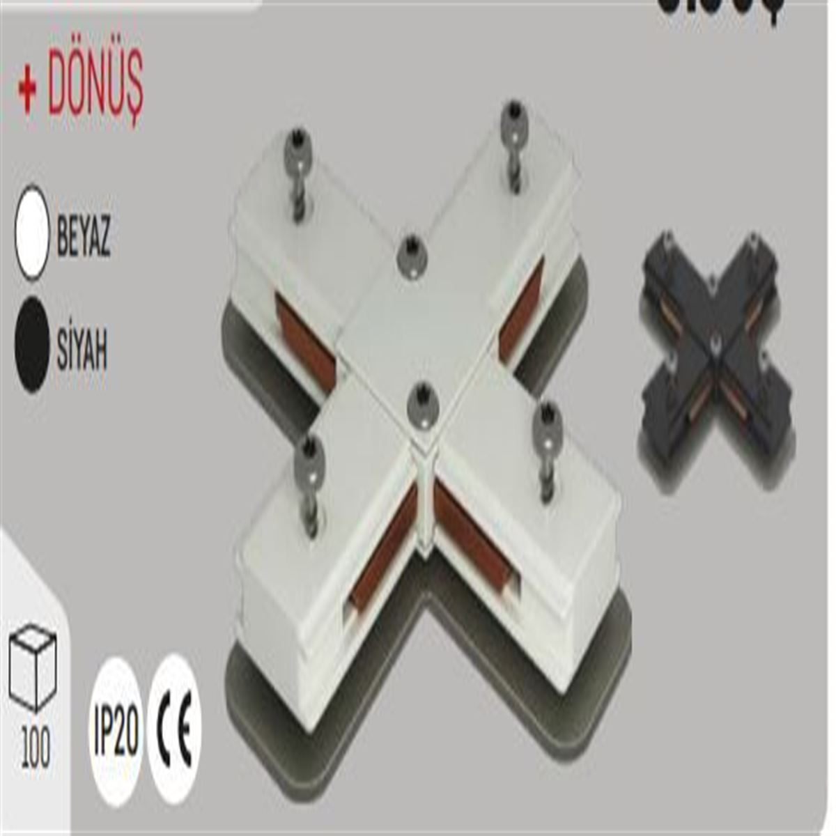 MONOFAZE PVC RAY + DÖNÜŞ SİYAH 1